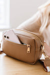 Light Camel Willow Crossbody Bag
