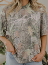 Dolly Parton Signature Script Licensed Camo Tee