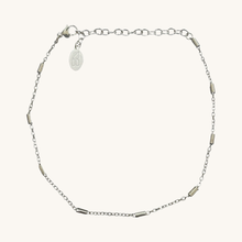  Waterproof Silver Piper Anklet