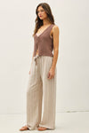 Striped Linen Pants