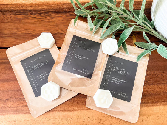 Luxe Soy Wax Melts: Agave & Cactus Flower