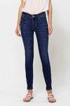 High Rise Ankle Skinny Jeans