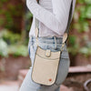 Robyn Crossbody Phonecase Concert Sling Bag: Cream