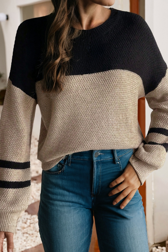 Color Block Sweater