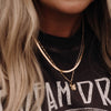 Layla Necklace: Gold