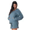 New Moon Blue Baja Pullover Hoodie