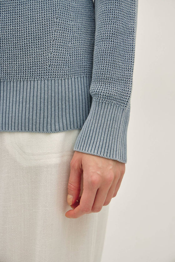 Be Cool Waffle Knit Sweater