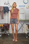 Raglan Knit Top | Terracotta