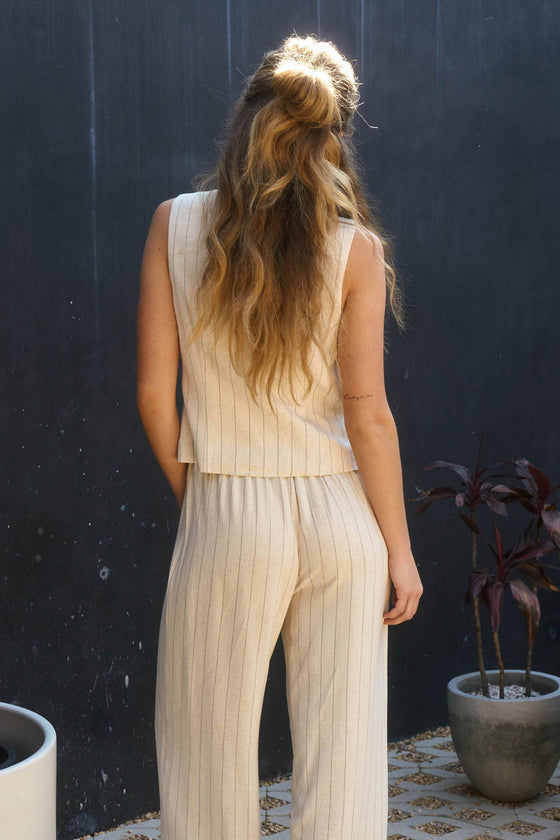 Pinstripe Vest