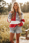 Mineral Washed Americana Flag Sweatshirt