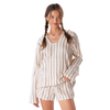 Sailor Stripe Baja Pullover Hoodie