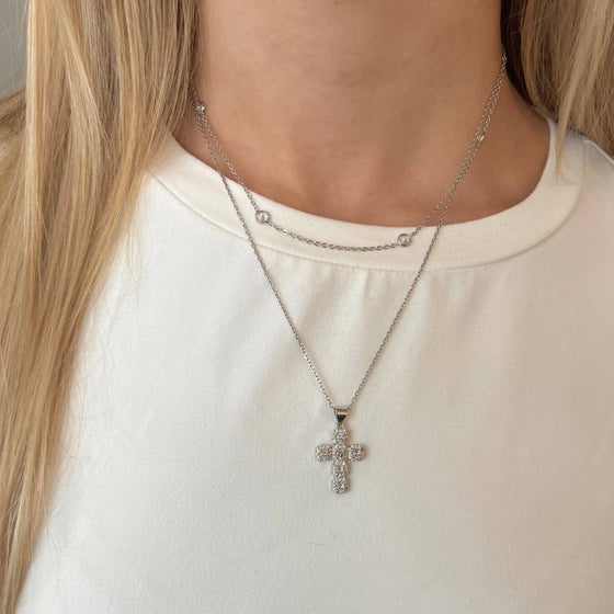 Diamond Cross Necklace
