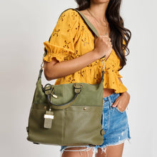  London Satchel: Olive