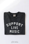SUPPORT LIVE MUSIC Graphic Shirt