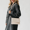Wrenlee Woven Flap Crossbody | Cream