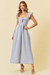 Stripe Wide Leg Jumpsuit