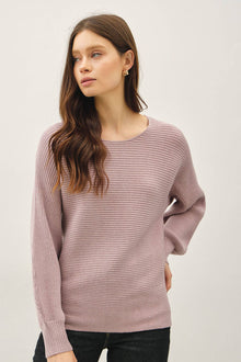  IRIS HORIZONTAL RIBBED SWEATER