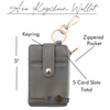 Ava Keychain Wallet: Summit Grey