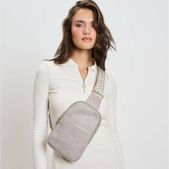 Zuri Sling Backpack: Grey