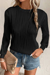 Branson Textured Long Sleeve Top