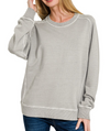 Zenana French Terry Pullover