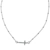 Heavenly Cross Choker: Silver