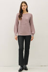 IRIS HORIZONTAL RIBBED SWEATER