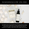 Marshmallow On Fire Candle