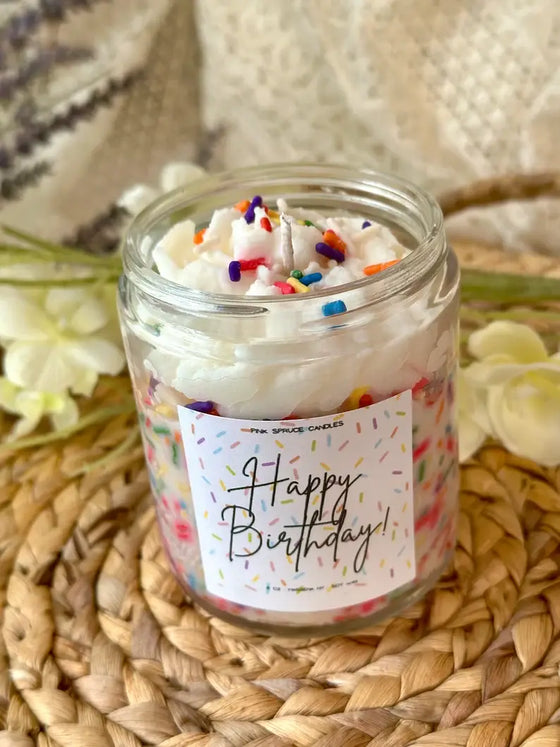 Sprinkle Birthday Candle