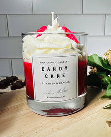  Candy Cane Soy Candle 