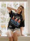 Dolly Parton Triple Threat Black Thrifted Licensed Tee