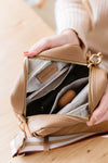 Light Camel Willow Crossbody Bag