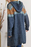 Tribal Hoodie Cardigan