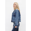 Cline Boyfriend Crop Jean Jacket