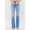 High Rise Flare Criss Cross Wait Band | Jacquart