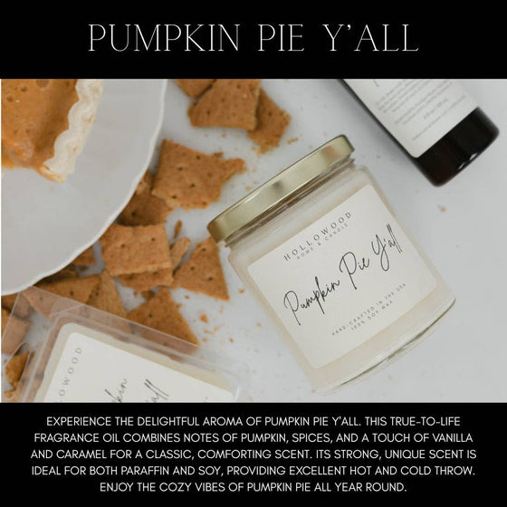 Pumpkin Pie Y'all Candle