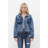 Cline Boyfriend Crop Jean Jacket