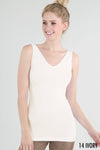 Reversible Tank Top: Ivory