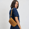 Gizelle Suede Belt Bag: Tan