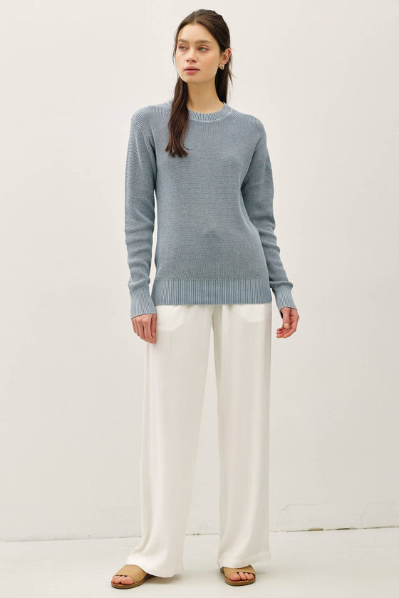 Be Cool Waffle Knit Sweater