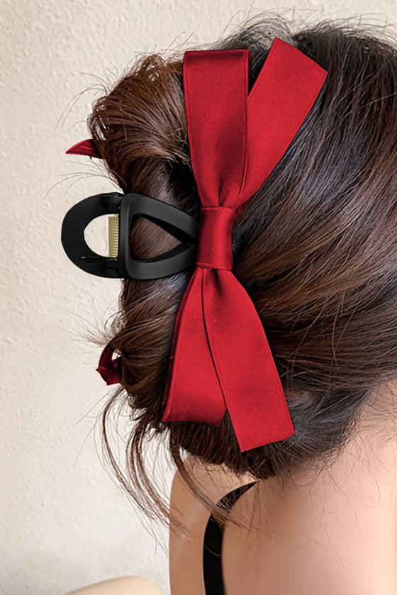 Large Bow Hair Claw Clip