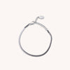 Micro Silver Herringbone Bracelet
