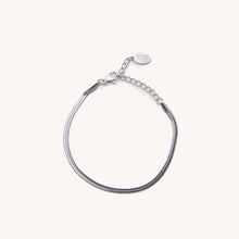 Micro Silver Herringbone Bracelet