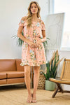 Off the Shoulder Floral Dress
