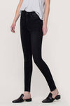 Black High Rise Super Soft Ankle Skinny Jeans