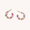 Mini Multi Bead Hoops