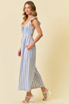 Stripe Wide Leg Jumpsuit