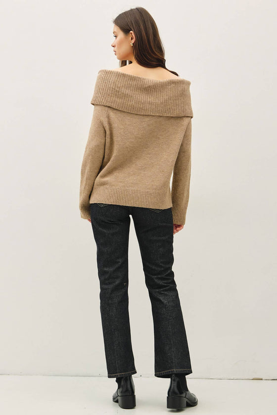Be Cool Off the Shoulder Sweater