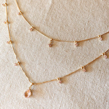  Layered Necklace: Nude Pink