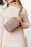 Taupe Willow Crossbody Bag